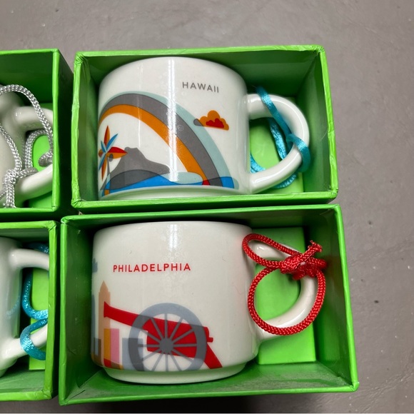 Starbucks You Are Here Series Ornaments/Espresso Mugs - Picture 3 of 4